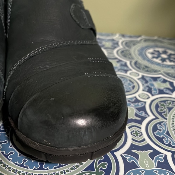 Earth Origins Women's Naya Size 9 Navy Leather Slip On Loafer Comfort Shoes - Picture 11 of 11